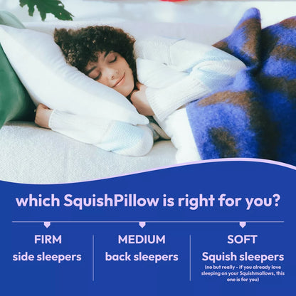 Squishpillow by Original Squishmallows Medium Bed Pillow and Ultra Soft Pillowcase Cover