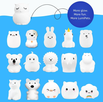 Charming Owl Squishy Night Light for Kids - Color Changing Silicone Lamp with Remote Control | Rechargeable, Portable & Perfect for Nurseries