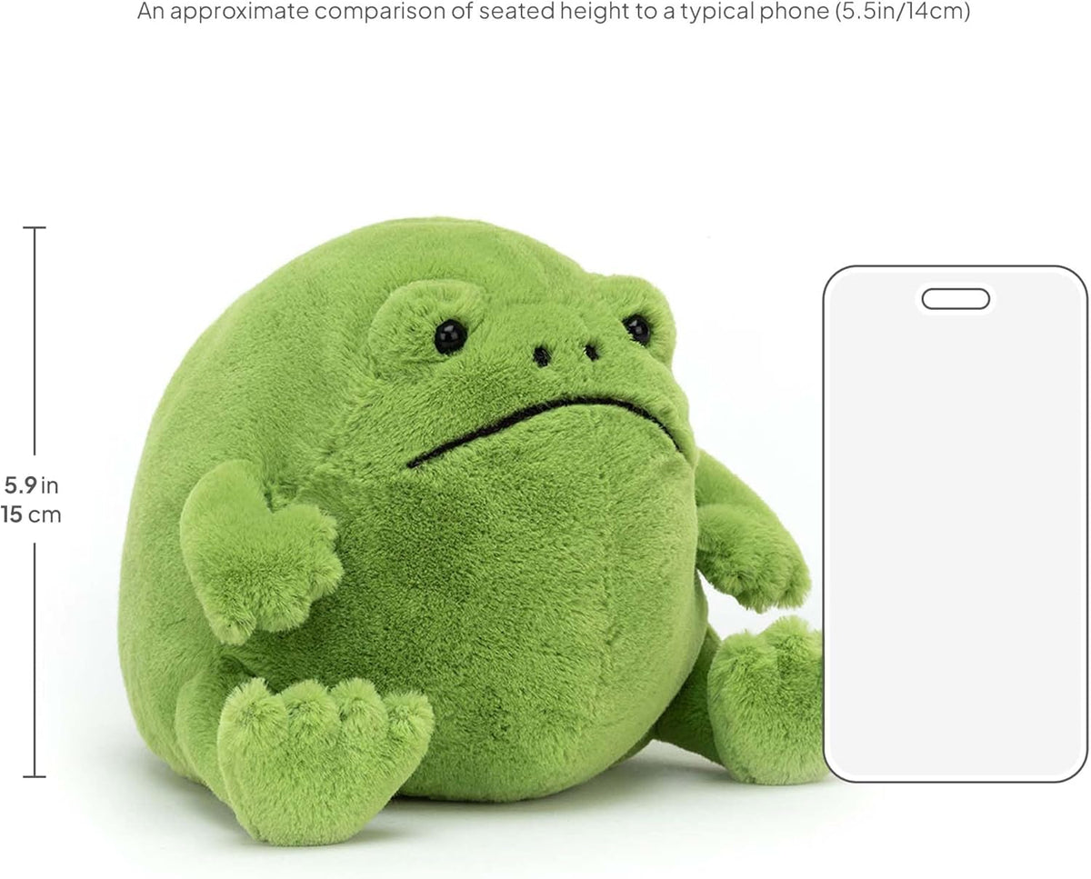 Ricky Rain Frog Stuffed Animal, Medium 7 Inches - Amphibian Plush Toy - Classic Children'S Gift