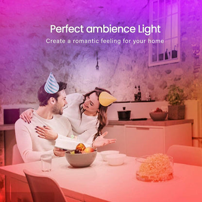 Transform Your Space with 50 FT Color Changing LED Strip Lights - Bluetooth Controlled, Music Sync, and Remote Access for Ultimate Ambiance