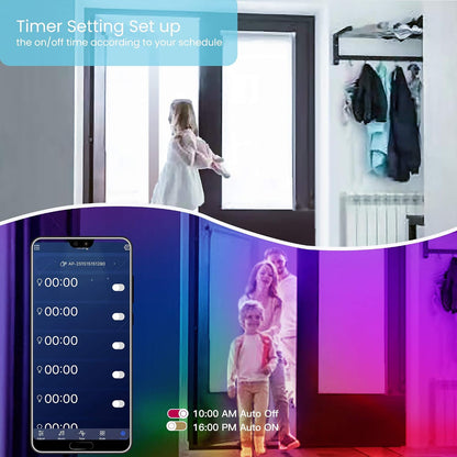 Transform Your Space with 50 FT Color Changing LED Strip Lights - Bluetooth Controlled, Music Sync, and Remote Access for Ultimate Ambiance