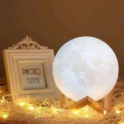 Enchanting 1 LED Moon Light Galaxy Lamp - Perfect for Birthdays and Bedroom Decor, Ideal Gift for Kids and Adults!