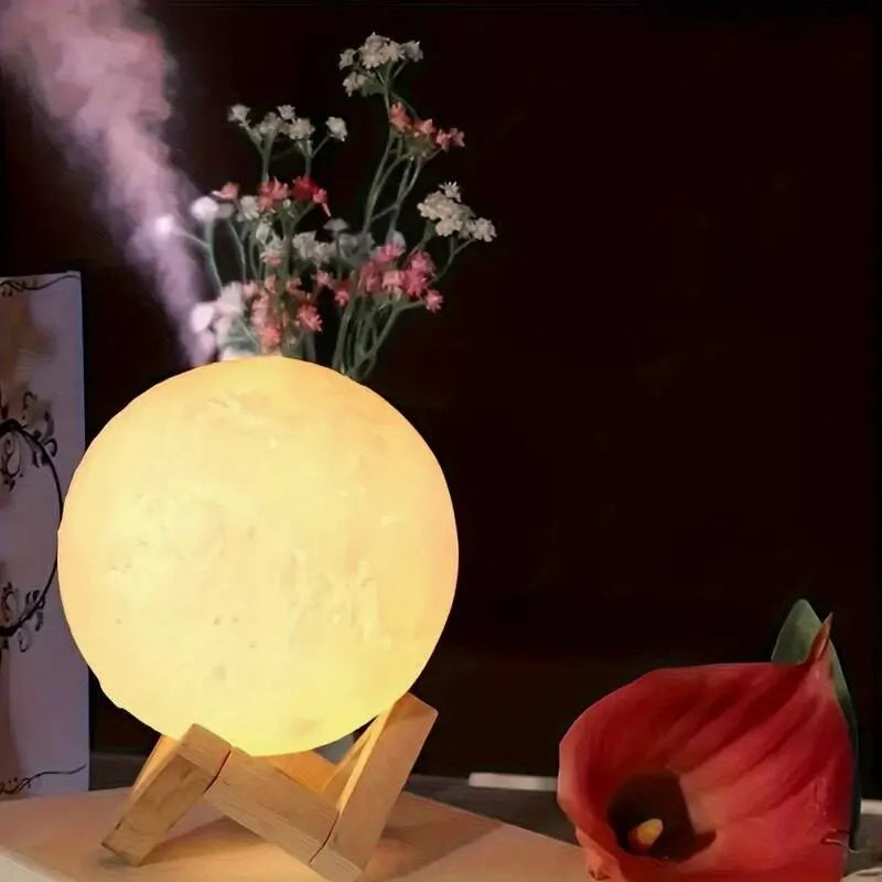 Enchanting 1 LED Moon Light Galaxy Lamp - Perfect for Birthdays and Bedroom Decor, Ideal Gift for Kids and Adults!