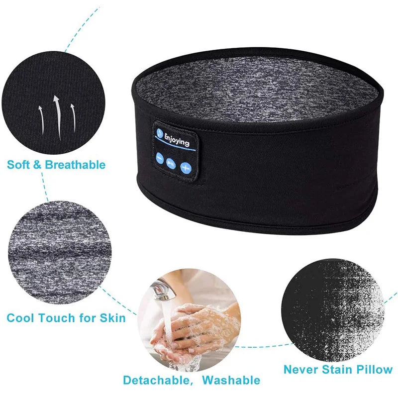 Experience Ultimate Comfort with Our Wireless Bluetooth Earphone Sleeping Band – Perfect for Music Lovers and Active Lifestyles!