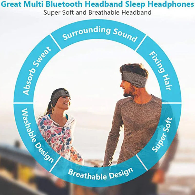 Experience Ultimate Comfort with Our Wireless Bluetooth Earphone Sleeping Band – Perfect for Music Lovers and Active Lifestyles!