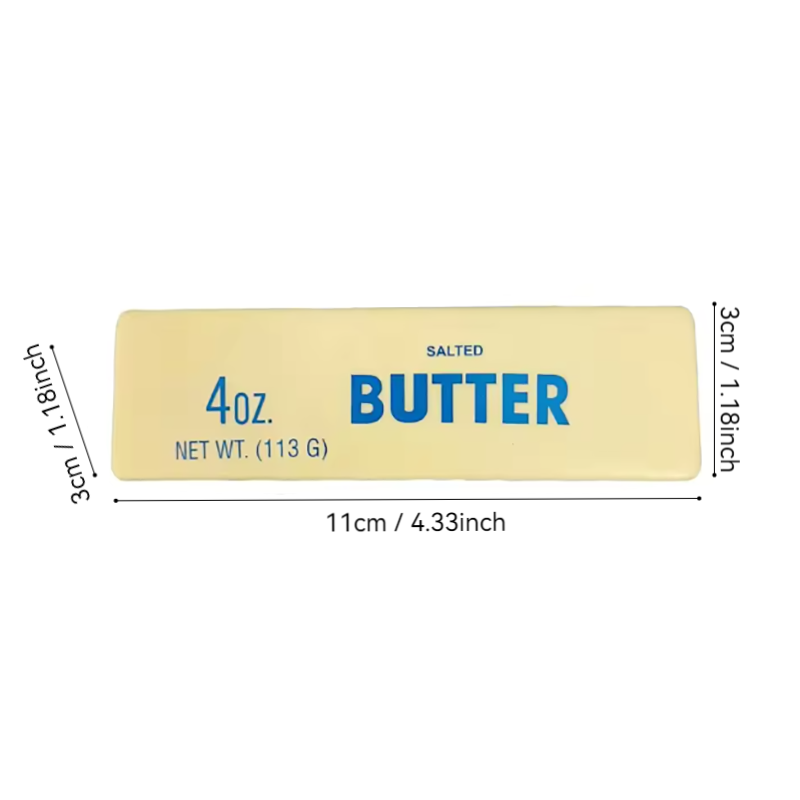 Soft Butter Stick Squishy Fidget Toy - Perfect Stress Relief for Anxiety and ADHD