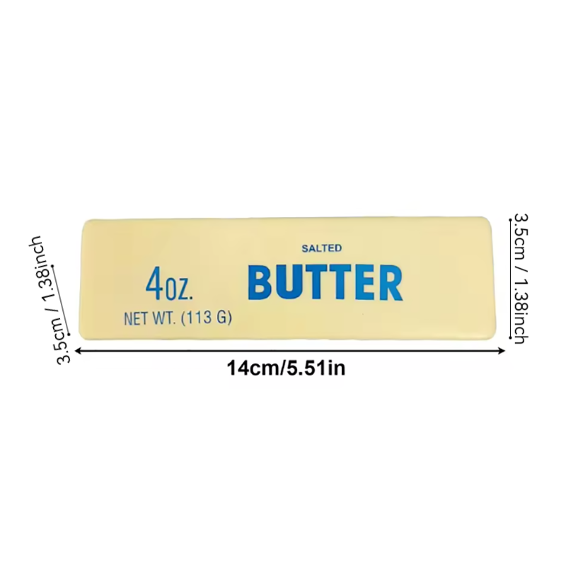 Soft Butter Stick Squishy Fidget Toy - Perfect Stress Relief for Anxiety and ADHD