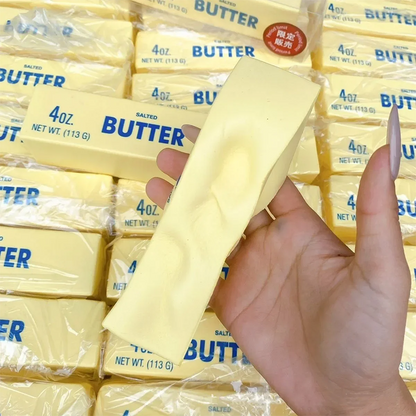 Soft Butter Stick Squishy Fidget Toy - Perfect Stress Relief for Anxiety and ADHD